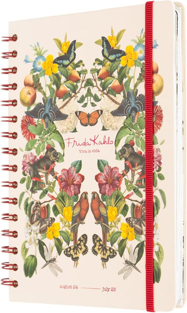 Grupo Erik Agenda escolar 2024 2025 semana vista A5 Frida Kahlo - Agenda 2024 2025 semana vista A5 ilustraciones - Agenda escolar Frida Kahlo 2024 2025 | Vuelta al cole Material escolar y papeleria